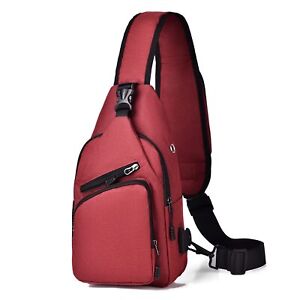 Sling Bag Sling Backpack Crossbody Bag For Women Men Chest Shoulder Bag Travel H