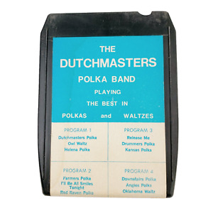 The Dutchmasters Polka Band 8-Track Tape DBP-3 Untested