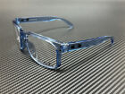OAKLEY OX8156 1256 Transparent Blue Men's 56 mm Eyeglasses