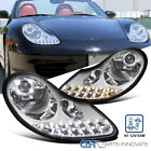 Fits Porsche 986 Boxster 996 911 Clear LED+Signal Projector Headlights Fog Lamps (For: Porsche)