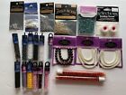Mixed Lot of Jewelry Making Supplies Beads/Beading Thread/ Jump Rings ...