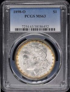 1898-O $1 Morgan Dollar PCGS MS63