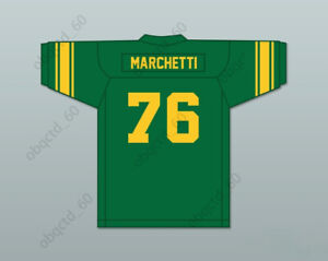 New ListingCUSTOM Gino Marchetti 76 San Francisco Dons Green Football Jersey Stitched S-6XL