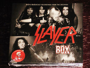 Slayer: Box - Live Radio Broadcast Recordings From The Archives 6 CD Box Set NEW