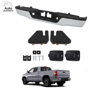 Complete Steel Rear Bumper Assembly W/Hardware For 2007-2012 2013 Toyota Tundra