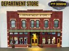 O Scale DEPARTMENT STORE - Building Flat/ front w/LED - scratch built Lionel MTH