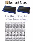 Element Card Case Valcambi Includes 2 Cards And 24 Grams Bars Silver Combibars