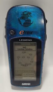 New ListingGarmin eTrex Legend H Blue Handheld LCD Display Waterproof Hiking GPS Navigator