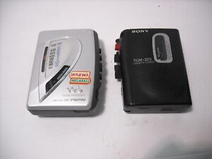 2 Sony Mobile cassette player / Recorder