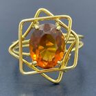 H. Stern Vintage Topaz 18k Yellow Gold Ring - French Made