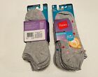 Hanes Cushioned No Show Socks Women's 12 Pairs Shoe Size 5-9 Full Sole