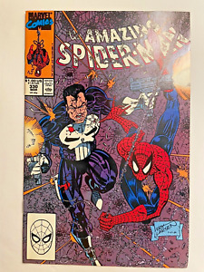 Amazing Spider-man 330 Direct Punisher 1990 Larsen Marvel Comics