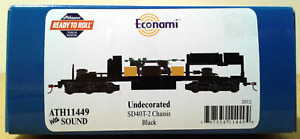 HO SCALE ATHEARN RTR UNDECORATED SD40T-2 CHASSIS DCC & SOUND 11449