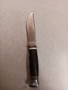 Kabar Knife Ka-Bar VINTAGE KABAR 1205 FIXED BLADE HUNTING KNIFE