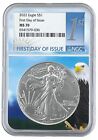 2022 1oz Silver American Eagle NGC MS70 - First Day of Issue Core