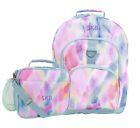 NEW Pottery Barn Teen Rainbow Watercolor Tie-Dye Sz XL Backpack & Lunch Box Set