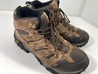 Merrell Moab 2  Hiking Boots Men Size 12 Wide Brown Lace Up Mid Ankle Waterproof