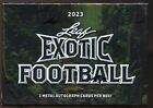 New Listing2023 Leaf Exotic Football Hobby Box - 3 Auto - Factory Sealed