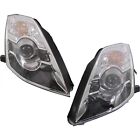 Headlight Set For 2006-2009 Nissan 350Z Left and Right HID With Bulb 2Pc