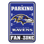 New NFL Baltimore Ravens Home Office Bar Decor Parking Sign FAN ZONE 12