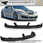 For 10-12 Hyundai Genesis 2Dr Coupe PD Style Front Bumper Chin Spoiler Lip Kit
