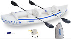 New ListingSE370 Inflatable Sports Kayak -1-3 Person-Portable Stowable & Lightweight-With S