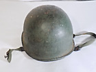WW2 M1 Steel Pot Helmet With XLNT Liner-All Suspension Intact-Front Seam?