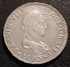 Peru, 1820, High Grade, 2 Reales Silver Coin, LIMAE JP.