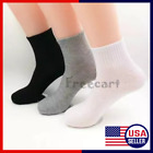 Lot 12 Pairs Mens Womens Ankle/Quarter Crew Socks Sport Casual Cotton Socks US