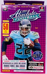 2021 Panini NFL Absolute Football Hanger Box Sealed RC Rookie KABOOM Tlaw Fields