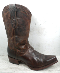 Cody James Mens Whitehall Brown Snip Toe Western Cowboy Boots BCJSP20L57 sz 10 D