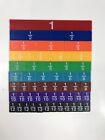 ETA Cuisenaire Rainbow Fraction Tiles Math Manipulative 51 Pieces
