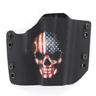 OWB Kydex Gun Holster for Glock Handguns - Skull USA