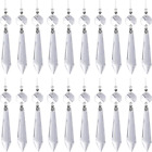 20 Pieces Clear Chandelier Crystals, 63mm Replacement Crystal Icicle Prisms