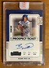 New Listing2021 Panini Contenders Bobby Witt Jr. Auto Rookie Prospect Ticket #PT-BW