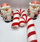 2 Candy Cane Lighted Blow Molds Dynagood  & 2 Santa's Christmas Replacements