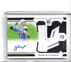 New Listing2021 Panini  Nationals Treasures  Shane McClanahan Auto 3 Color  Patch RC 12/49