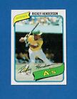 New Listing1980 Topps Rickey Henderson Rookie GREAT Centering GREAT Corners  BEAUTIFUL CARD