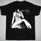 Elvis Presley Signature T-Shirt Short Sleeve Cotton Black S-45XL - Free Shipping