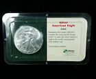 2002 American Silver Eagle 1 oz .999 Silver Dollar Sealed Littleton Holder 170sp