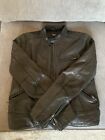 Black genuine leather Gap zippered jacket Japanese model Size Small
