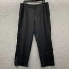 LAFAYETTE 148 New York Pants Womens 16W Menswear Career Black