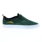Lakai Riley 2 MS3180091A00 Mens Green Suede Skate Inspired Sneakers Shoes