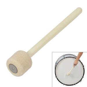 1pcs drum mallets with Wool felt head set wooden handle mallet stick drumsticks