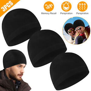 3 Pack Military Tactical Skull Hats Winter Warm Fleece Windproof Ski Beanie Cap