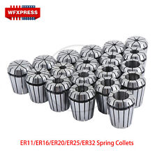 ER11/ER16/ER20/ER25/ER32 Spring Collet Set For CNC Milling Engraving Machine