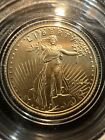 New Listing2024 1/10 oz Gold American Eagle $5 Coin BU In Capsule
