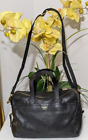 FOSSIL Satchel Leather Crossbody Bag Handbag Purse Black