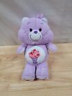 Care Bears Plush Share Bear Milkshake Belly Badge Purple Doll 2019 - 12