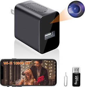Hidden WiFi Camera plug USB Charger Security Recorder Motion Senser Micro Camera